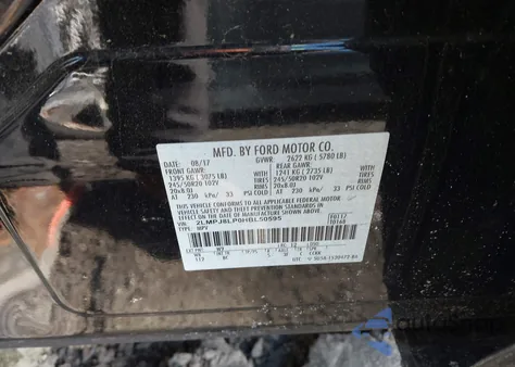 2017 Lincoln Mkx Reserve из США, поврежденный, VIN 2LMPJ8LP0HBL50595